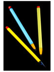 Glass Pencil Dab Tool, Assorted Colors