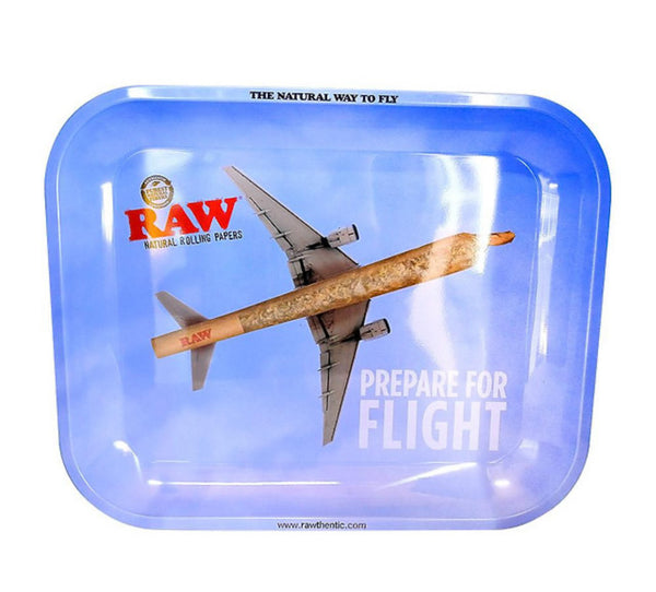 RAW "Prepare for Flight" Rolling Tray - Large