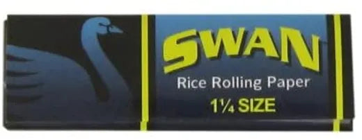 Swan 1 1/4 Rice Rolling Papers Blue