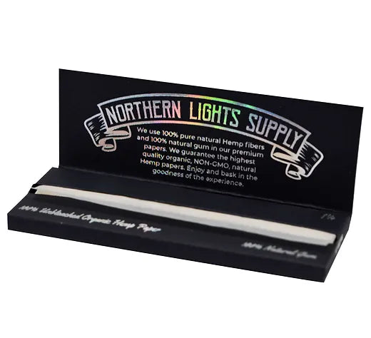 Northern Lights Supply 1/4 Size Unrefined Hemp NLS Rolling Papers