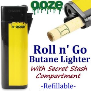 OOZE Roll-N-Go Lighter w/ Discrete Storage Compartment, Assorted Colors