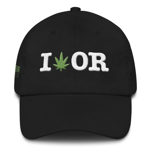 I Cannabis Heart Oregon Dad hat