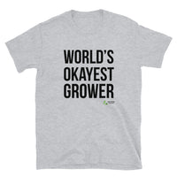 World's Okayest Grower Dark Print Short-Sleeve Unisex T-Shirt