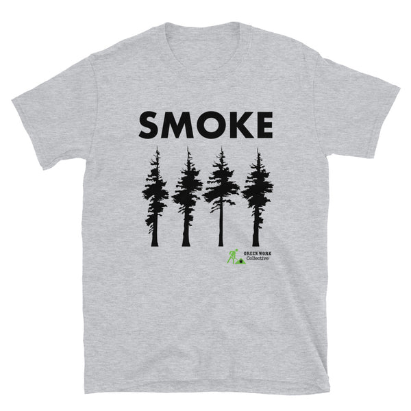 Smoke Trees Short-Sleeve Unisex T-Shirt Dark Print
