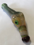 Artsy Cow Face Pipe, 6 inch