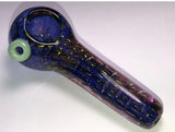 Double Blown Heavy Fumed 4.5" Spoon w/ Slime Carb