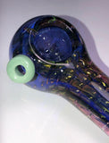 Double Blown Heavy Fumed 4.5" Spoon w/ Slime Carb