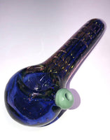 Double Blown Heavy Fumed 4.5" Spoon w/ Slime Carb