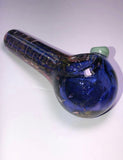 Double Blown Heavy Fumed 4.5" Spoon w/ Slime Carb