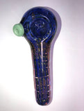 Double Blown Heavy Fumed 4.5" Spoon w/ Slime Carb