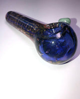 Double Blown Heavy Fumed 4.5" Spoon w/ Slime Carb