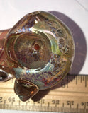 Gold Fumed Sherlock w/ Side Marbles, Over 6"