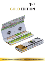 Rollos Papers and Tips Combo - 1 1/4 - Gold Edition