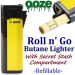 OOZE Roll-N-Go Lighter w/ Discrete Storage Compartment, Assorted Colors