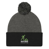 Green Work Collective Logo Pom Pom Knit Cap