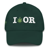 I Cannabis Heart Oregon Dad hat