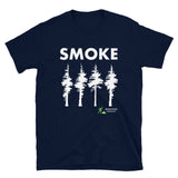 Smoke Trees Short-Sleeve Unisex T-Shirt White Print