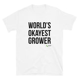 World's Okayest Grower Dark Print Short-Sleeve Unisex T-Shirt